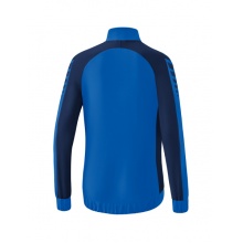 Erima Präsentationsjacke Six Wings (100% Polyester, Stehkragen, taillierter Schnitt) royalblau/navyblau Damen